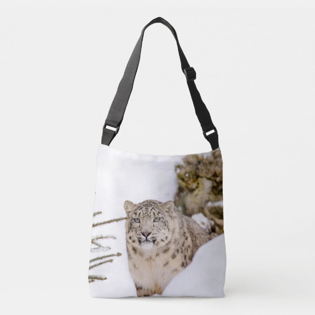 Sac Ajustable Snow Leopard in the Snow (Devant)