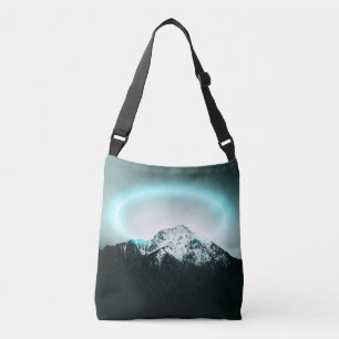 Sac Ajustable Snowy mountain mysterious blue neon light