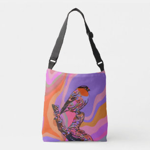 SAC AJUSTABLE SONG BIRD RETRO COULEUR TOUT SUR IMPRIMER FOURRE-T