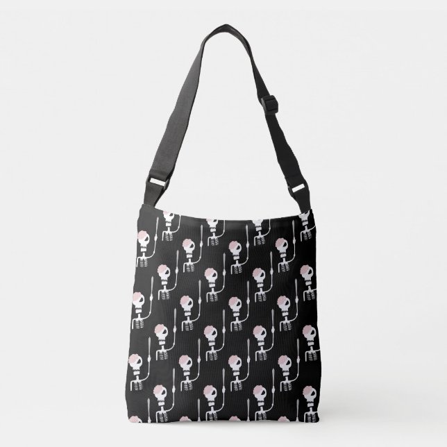Sac Ajustable squelette d'Halloween avec une épée  (Devant)
