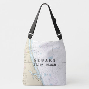 Sac Ajustable Stuart Floride Latitude Longitude Thème Nautique
