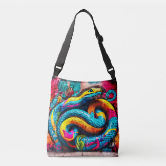 Sac Ajustable Style Graffiti conception de serpent
