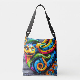 Sac Ajustable Style Graffiti conception de serpent
