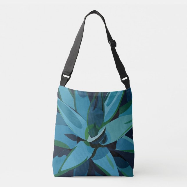 Sac Ajustable Succulents Blue Agave Cactus Succulents (Devant)