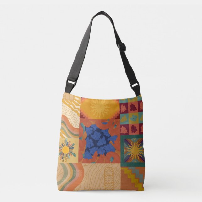 Sac Ajustable Sunny Vibes Patchwork (Devant)