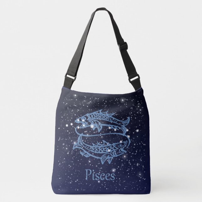 Sac Ajustable Symbole Poissons Constellation et Zodiaque avec ét (Devant)