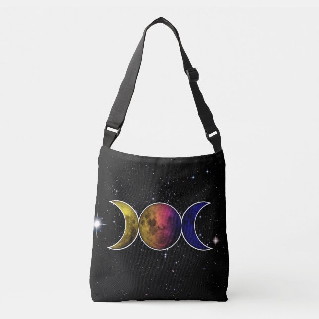 Sac Ajustable Symbole Triple Goddess Moon (Devant)