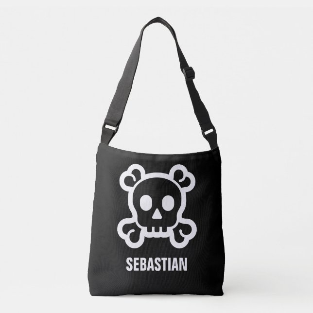 Sac Ajustable Symboles simples / Icônes - SKULL & BONNES + idées (Devant)
