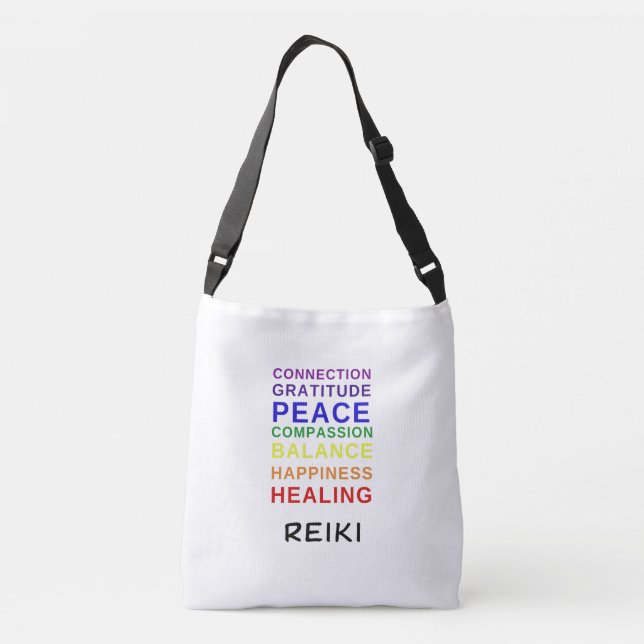 Sac Ajustable T-shirt Fleur Reiki (Dos)