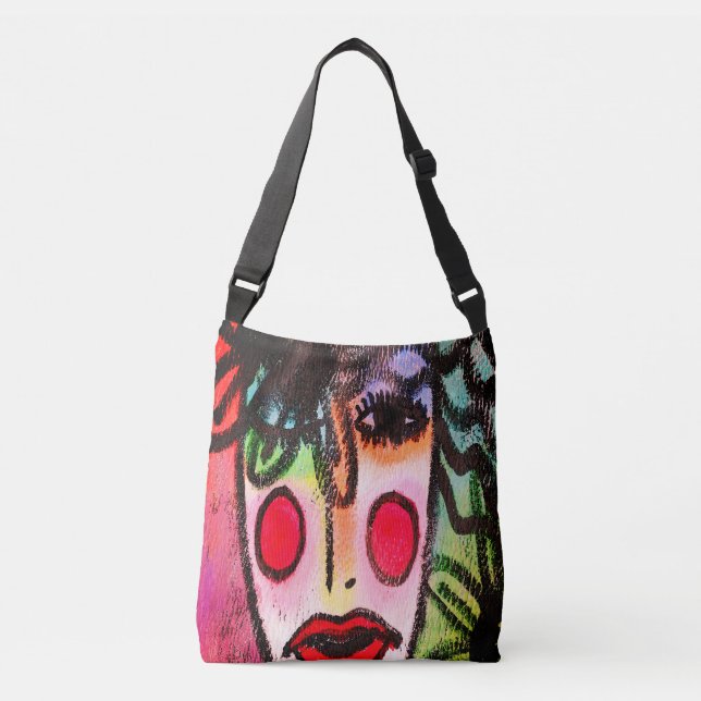 Sac Ajustable Tableau Abstrait original Fourre-tout (Devant)