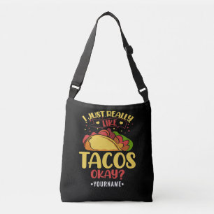 Sac Ajustable Taco Funny Dit Que J'Aime Vraiment Les Tacos