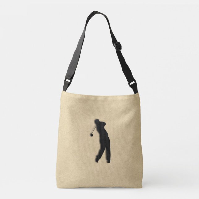 Sac Ajustable Tan Leather Golf (Dos)