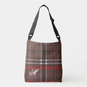 Sac Ajustable Tartan Plaid Rouge Traditionnel Collection tendanc