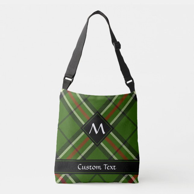 Sac Ajustable Tarte verte, noire, rouge et blanche (Devant)