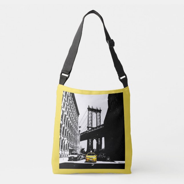Sac Ajustable Taxi Nyc NewYork de jaune de pont de Brooklyn (Devant)