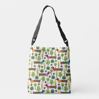 Sac Ajustable Teckels sur une promenade en parc