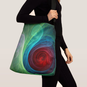 Sac Ajustable Tempête rouge Floral Art moderne Abstrait Motif co