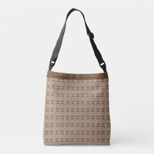 Sac Ajustable Tendance Brown & Motif beige