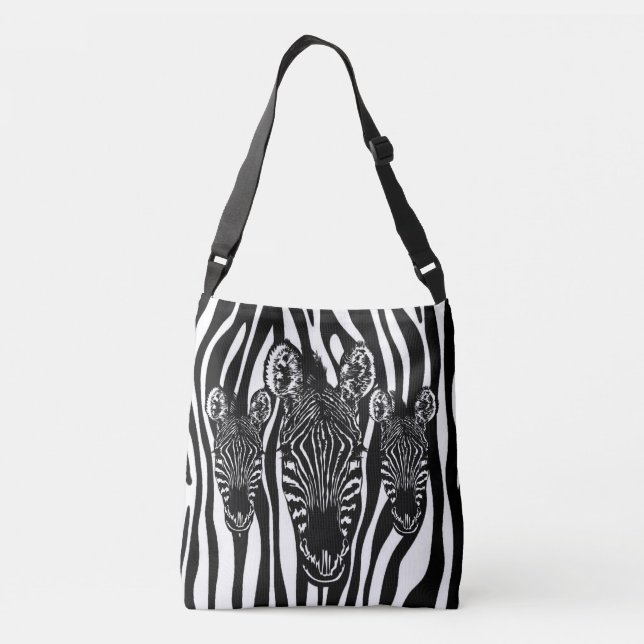 Sac Ajustable Tendance Zebra Herd sur Zebra Imprimer (Dos)