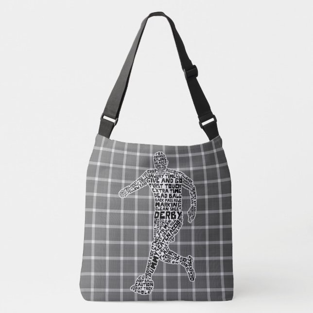 Sac Ajustable Terminologie du joueur de football partout sur le  (Devant)