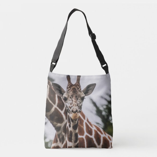 Sac Ajustable Tête de girafe Tirage de fourrure de girafe Animal (Dos)