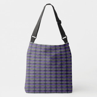 Sac Ajustable tirage abstrait MODERNE en noir-gris-bleu-clair