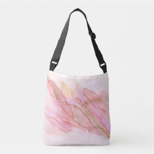 Sac Ajustable Tons roses dans les nuages d'encre avec or