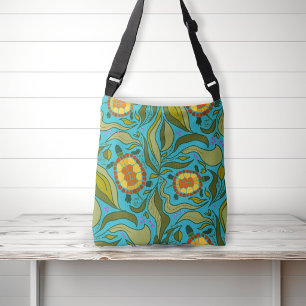 Sac Ajustable Tortues de jardin design illustré sur tout l'impre