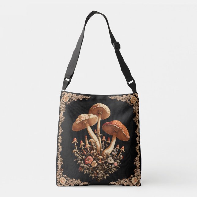 Sac Ajustable Tote Champignon Doré (Dos)