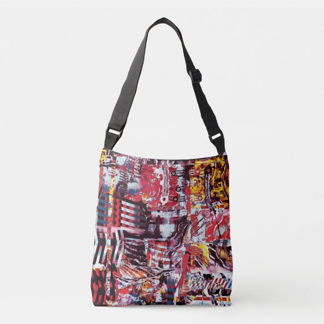 Sac Ajustable Tote – Fragmented Pulse (Devant)