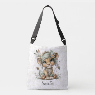 Sac Ajustable Tote Safari Jungle Animaux Sauvages Afrique Aquare