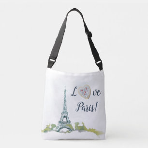 Sac Ajustable Tour Eiffel Paris France Tirage d'encre Love Paris
