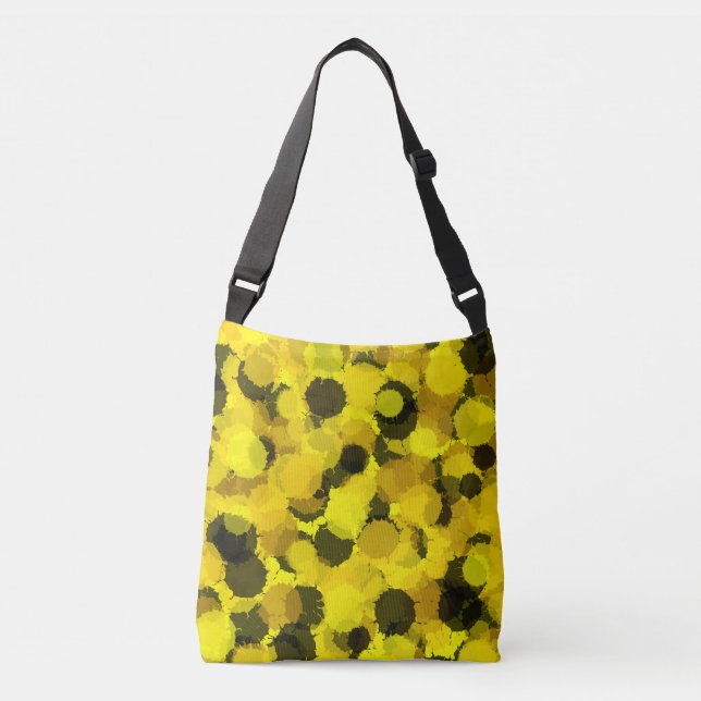 Sac Ajustable Tournesol Abstrait motif de la nature vibrante poi (Devant)