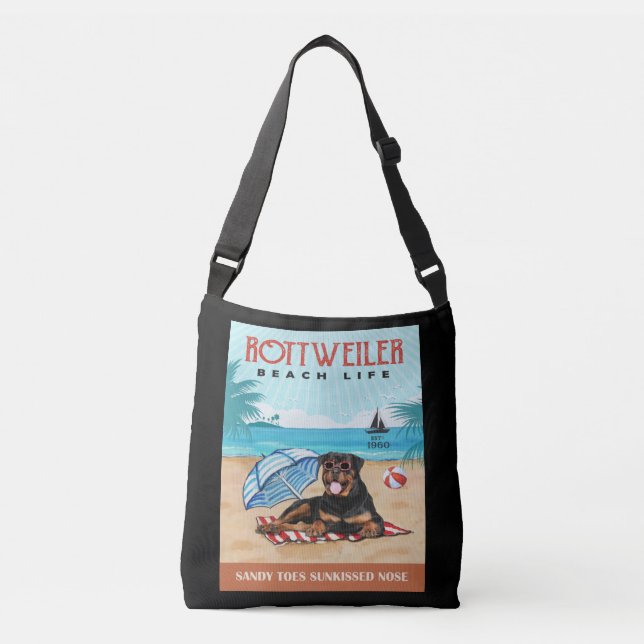 Sac Ajustable Tourterelle Dog Beach (Devant)