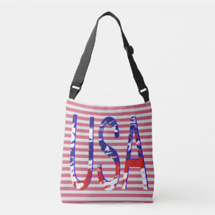Sac Ajustable Tous les États-Unis Drapeau logo rayé