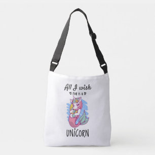 Sac Ajustable Tout ce que je souhaite est une licorne