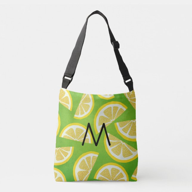 Sac Ajustable Tranches de citron personnalisées sur Arrière - pl (Devant)