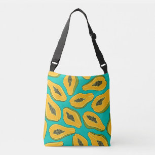 Sac Ajustable Tranches de papaye turquoise