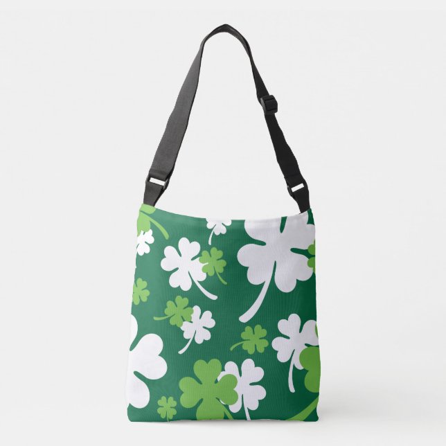 Sac Ajustable Trèfle vert à quatre feuilles. Saint-Patrick (Devant)