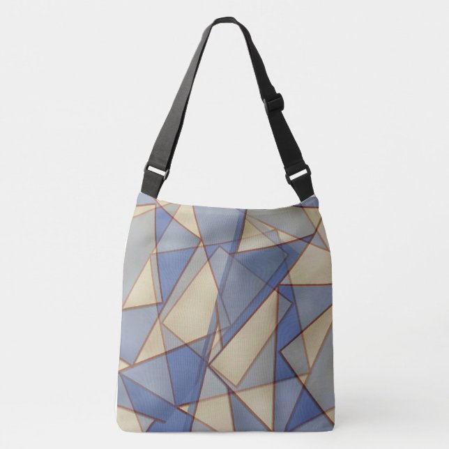 Sac Ajustable Triangle tridimensionnel pourpre (Devant)