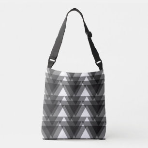 Sac Ajustable Triangles transparents simples, modernes, urbains,