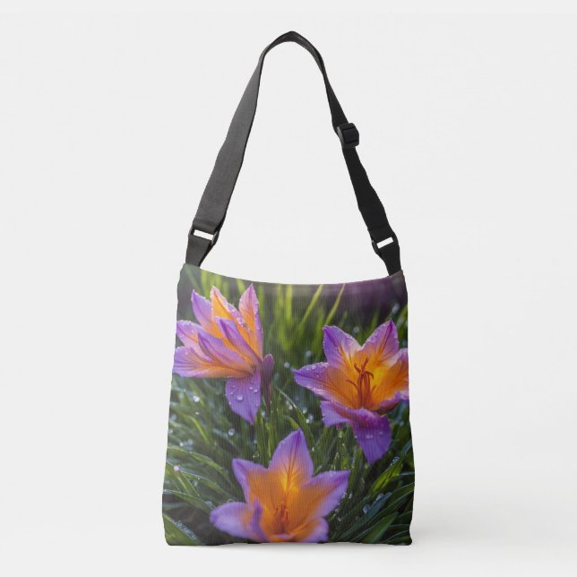 Sac Ajustable Trio de fleurs safran (Devant)