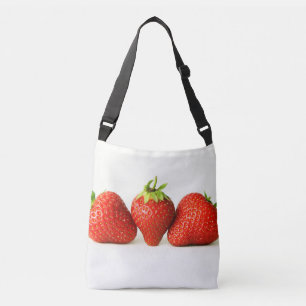 Sac Ajustable Trois Fraises Sur Blanc Cbbcna