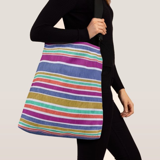 SAC AJUSTABLE "TROPICAL ISLAND PARADISE CABANA STRIPES" (De près)