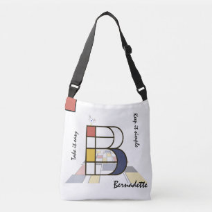 Sac Ajustable Un agréable néoplasticisme Art Monogramme. Lettre 