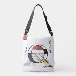 Sac Ajustable Un agréable néoplasticisme Art Monogramme. Lettre 