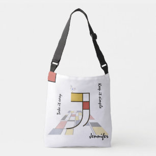 Sac Ajustable Un agréable néoplasticisme Art Monogramme. Lettre 