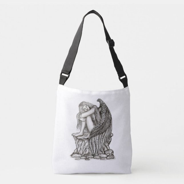 Sac Ajustable Un ange endormi sur la pierre (Devant)