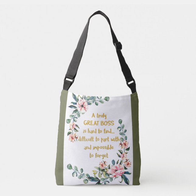 Sac Ajustable Un vrai grand patron Appréciation Cadeau Boss Merc (Devant)