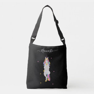 Sac Ajustable Unicorne yoga Black Poses Namaste Fun